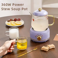 Nouveau 2025 Mini bouilloire électrique portable chauffage eau bouilloire verre santé bouilloire électrique pour eau bouillante