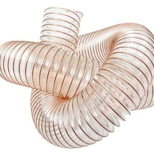 Tuyau de ventilation en polyuréthane PU de qualité supérieure, résistant à l'usure, flexible, léger, anti-âge, pour l'extraction de poussière et de fumée - Product Image 1