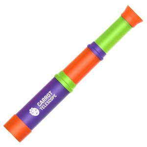 Carrot Telescope 8X Magnification Extendable Monocular For Kids Ages 3-6 Plastic Toy With Image Stabilization - Product Image 3