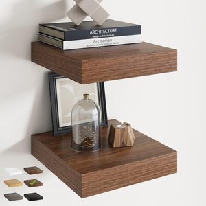 Estantes Flotantes Rústicos de <span class=keywords><strong>Madera</strong></span> <span class=keywords><strong>para</strong></span> Baño, Estantes de <span class=keywords><strong>Madera</strong></span> <span class=keywords><strong>para</strong></span> Montar en la Pared, Estante de <span class=keywords><strong>Madera</strong></span> Grueso de Estilo Industrial <span class=keywords><strong>para</strong></span> Cocina - Product Image 1