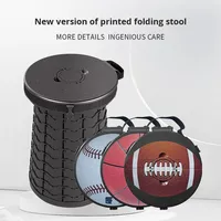 Usine en gros Portable d'urgence 3D balle impression chaise de Baseball surélevée tabouret extérieur voyage voiture utiliser produit