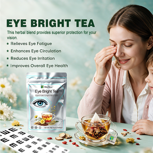 Natural Eye Bright Herbal <b>Tea</b> Wolfberry Chrysanthemum Honeysuckle Mint Licorice Blend Support Healthy Eyesight Retinal Function - Product Image 2
