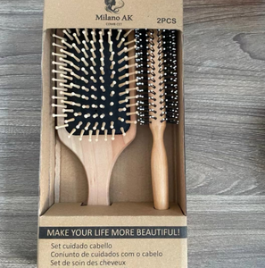 Set de Peines para Masaje Capilar, Peine para Piojos, Peine Meridiano para Cabello Rizado, Uso Doméstico - Product Image 2