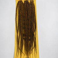 Vente en gros de tresses au crochet torsadées marron, pré-bouclées, en cheveux synthétiques doux, extensions de tresses pour femmes noires africaines