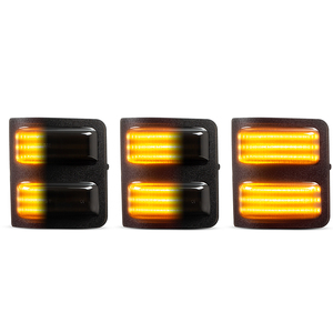 Luci di posizione per specchietto laterale con segnale sequenziale a LED per Ford F250 F350 F450 F550 2008-2016 - Product Image 4