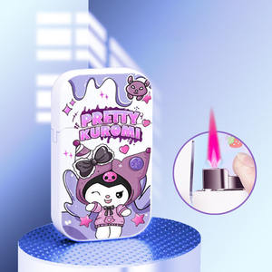 <span class=keywords><strong>Briquet</strong></span> <span class=keywords><strong>Hello</strong></span> <span class=keywords><strong>Kitty</strong></span> rose en forme de chaton avec flamme rouge coupe-vent, <span class=keywords><strong>briquet</strong></span> au butane pour cigarette, design en métal mignon - Product Image 3