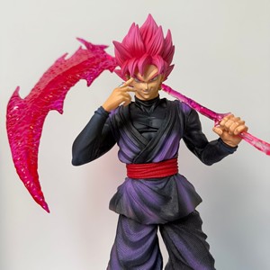 Figurine d'action Dragon Ball Z <span class=keywords><strong>Zamasu</strong></span> (<span class=keywords><strong>Goku</strong></span> Rose) 37 cm avec tête interchangeable, modèle de collection, jouet, cadeau - Product Image 5