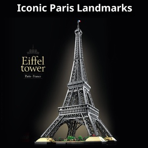 Tương Thích 10307 Qua Biên Giới <span class=keywords><strong>Eiffel</strong></span> Tháp ABS Nhựa Xây Dựng Khối Paris Pháp 1:1 Quy Mô 40-Mảnh Khó khăn Tự Làm Đồ Chơi - Product Image 3