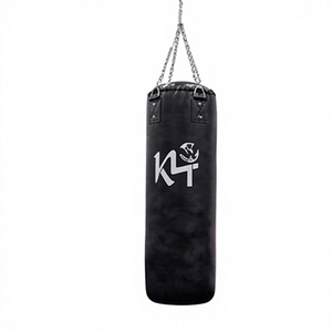 Sac de frappe KLTW INT'L K4 en cuir PU vert, robuste, pour boxe/kickboxing, remplissage de sable, hauteur réglable, écologique, pour adulte - Product Image 1