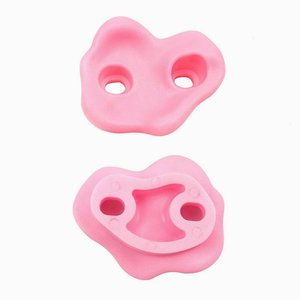 Prises murales d'escalade en plastique pour intérieur et extérieur, 11x8.5cm, pour enfants et adultes, ensemble d'accessoires pour structure d'escalade avec matériel de fixation - Product Image 3