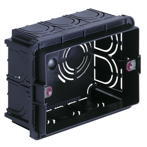 Boîtier de montage encastré 10,6x7,4x5 pouces en plastique noir pour conduites électriques - Product Image 1