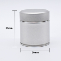 Boîte de conserve Matcha personnalisée de 30g avec couvercle en spirale gaufré imprimé pour café, thé vert, poudre de protéine d'épices, emballage en métal en vrac