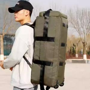 Mochila Grande Personalizada con Ruedas <span class=keywords><strong>de</strong></span> 79L, Bolsa <span class=keywords><strong>de</strong></span> Viaje Plegable para Hombre, Maleta con Ruedas, Bolsa <span class=keywords><strong>de</strong></span> Deporte, Bolsa <span class=keywords><strong>de</strong></span> Viaje para <span class=keywords><strong>Fin</strong></span> <span class=keywords><strong>de</strong></span> <span class=keywords><strong>Semana</strong></span> - Product Image 3
