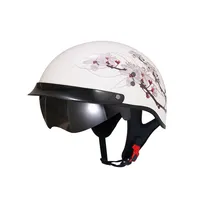 गर्म बिक्री डॉट सस्ते मोटरबाइक सहायक उपकरण आधा चेहरा मोटरसाइकिल हेलमेट की अच्छी गुणवत्ता