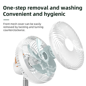 Ventilateur de bureau rechargeable USB <span class=keywords><strong>ADYSS</strong></span> P6, portable, rotatif, pour la maison, l'extérieur, la voiture, en plastique, vente directe d'usine - Product Image 6