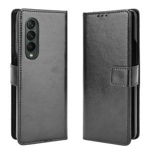 Étui de téléphone portable portefeuille en cuir PU Crazy Horse Design pour Samsung pour <span class=keywords><strong>Galaxy</strong></span> <span class=keywords><strong>Z</strong></span> <span class=keywords><strong>Fold</strong></span> <span class=keywords><strong>3</strong></span> 5G - Product Image 2