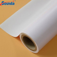 Matériaux d'impression de bannières flexibles en plastique pour la publicité, rouleaux de 510 g, modèle SFC550, emballage en papier kraft, échantillon gratuit