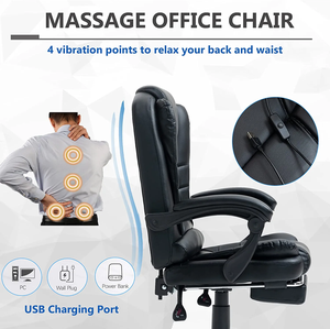 كرسي مكتب تنفيذي بمسند ظهر عالٍ للبيع بالجملة، كرسي مدير مريح بتصميم هندسي دوار من الجلد والقماش الشبكي الحديث ومادة البولي بروبيلين - Product Image 5