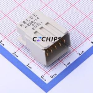 244997 Board-to-Board & Backplane <b>Connector</b> Bent Lead Through Hole,P=3mm <b>Connector</b> 20P 3mm Right Angle Insert - Product Image 1