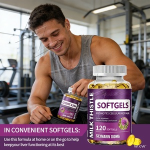 Gélules de Chardon-Marie pour Adultes 100mg Extrait de Silimarine Soutient la Fonction Hépatique Saine et la Détoxication - Product Image 2