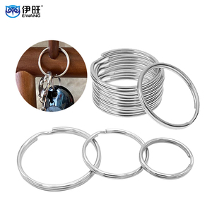 Professional Stainless Steel Split Keyring Easy Open Split Ring <b>Key</b> Chain for Keychain Making Accessories - Product Image 1