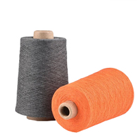8/1 calcetines cardados de algodón OE de alta tenacidad hilo de tejer patrón crudo reciclado hilo mezclado de algodón para tejer