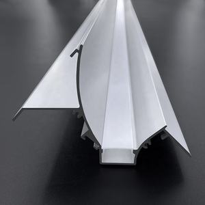 Yeso de perfil LED de cubierta de PC de alta calidad OEM en perfil LED de canal de aluminio LED para barra de luz de tira LED - Product Image 1