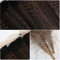Plumes de queues de dinde naturelles de haute qualité pour les costumes de carnaval danse Halloween artisanat Vente en gros en stock Offre Spéciale vrac
