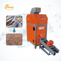 BOHAN marque fabrication 2024 prix le plus bas recyclage de fil de ferraille câble de cuivre granulation Machine de recyclage pour le tri du cuivre