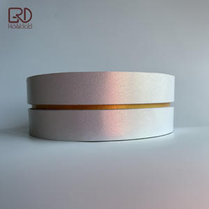 ROGOOD Boîte Cadeau Ronde Ciel et Terre pour Parfum et Cosmétiques, Papier Gaufré Blanc, Bord Doré, <span class=keywords><strong>Insert</strong></span> EVA P2132 - Product Image 4