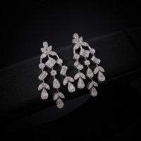 00045 plaqué rhodium femmes collier ensemble de bijoux AAA CZ cubique Zircon dubaï classique Style élégant accessoires de mariée
