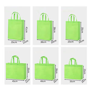 Yilin vente en gros sacs à provisions en tissu non tissé réutilisables portables avec logo personnalisé écologique - Product Image 2