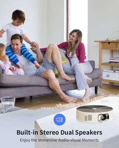 2025 Último proyector de cine en casa Full HD 1080P con conectividad HDMI y WiFi-El mejor proyector de películas y juegos de transmisión - Product Image 3