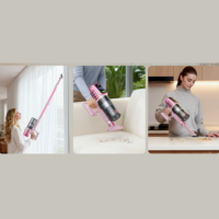 Aspirateur à bâton sans balais 260W, 27KPa, écran OLED, 45 min d'autonomie, pour poils d'animaux, tapis, sols durs, H19