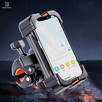 Support de téléphone pour vélo, support de téléphone pour moto, pince de téléphone portable pour guidon de moto, pince de téléphone pour scooter pour iPhone