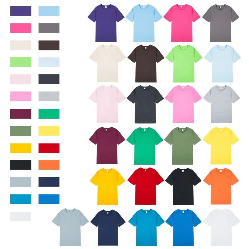New Product 180 Gsm Wholesale Blank 100% Cotton Children Unisex Tee Short Sleeves Kids T Shirts With Custom Logo