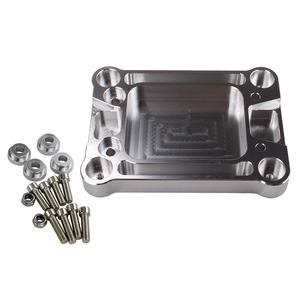 Base de levier de changement de vitesse en alliage d'aluminium, 6.5x4.4 pouces, pour Honda Civic K20 K24 série K - Product Image 2