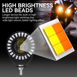 LELANPU Phares de travail LED laser à 1 lentille pour <span class=keywords><strong>moto</strong></span> Harley R15 V4, accessoires <span class=keywords><strong>moto</strong></span> Motoled, projecteur laser LED pour <span class=keywords><strong>moto</strong></span> - Product Image 5