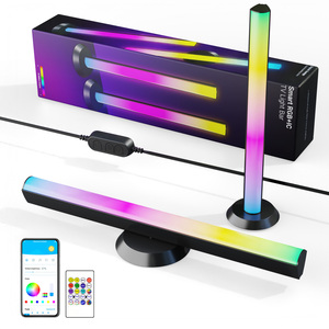 Modern Style Multicolor Smart Lighting Bars LED Light Source Bedroom <b>Gaming</b> Table Music Rhythm Pickup for Room - Product Image 1