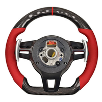 Volant de course en fibre de carbone sur mesure compatible avec Porsche 911.2 Panamera Macan Cayenne Boxster 718 Cabriolet