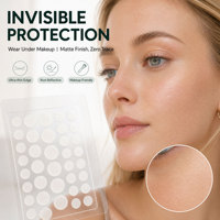 Patchs invisibles ronds à l'acide salicylique pour l'acné, patchs hydrocolloïdes pour le soin des boutons, points noirs et soulagement de l'acné