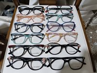 Déstockage : Montures optiques en acétate mixtes pour hommes et femmes, montures de lunettes pour verres correcteurs