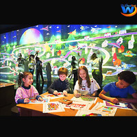 AR Magic Painting Dibujo Escáner Proyección de pared Proyección interactiva Juegos de pared Juegos interactivos de interior para niños Parque infantil