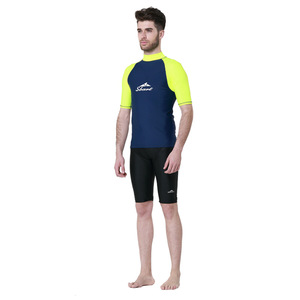 Shark <span class=keywords><strong>Bart</strong></span> Combinaison de plongée en latex à manches courtes pour homme, séchage rapide, imperméable, respirante, maillot de bain d'été - Product Image 3