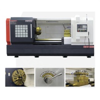 Petit tour cnc horizontal de machine de tour de banc