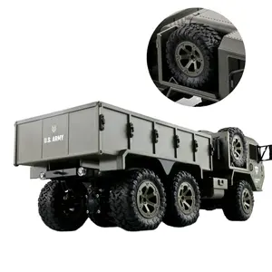 RX kamyon oyuncaklar Wifi tam ölçekli 2.4G 6X6 radyo kontrol modeli askeri ordu araç 1:12 araba