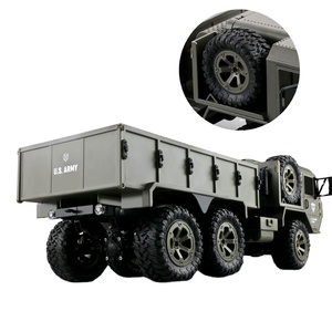 Camión juguetes Wifi <span class=keywords><strong>escala</strong></span> completa 2,4G 6X6 Radio Control modelo militar ejército vehículo 1:12 Coche - Product Image 1