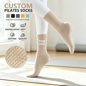 <strong>Custom</strong> Made Logo Soft Anti Slip <strong>Socks</strong> Cotton Non Slip <strong>Socks</strong> <strong>Custom</strong> Yoga Pilates <strong>Grip</strong> <strong>Socks</strong> - Product Image 2