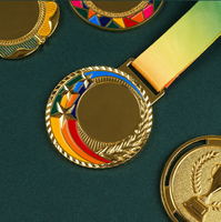 Médaille d'usine du trophée JINZUN Médaille de basket-ball sport plaqué or directement en usine, personnaliser votre propre logo