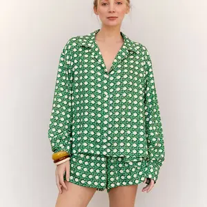 Custom Ladies Sexy Pyjamas Women Sleepwear For Women Hot Sell Plus, Size Set Modal Cotton Pajamas/